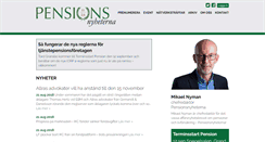 Desktop Screenshot of pensionsnyheterna.se