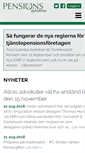 Mobile Screenshot of pensionsnyheterna.se